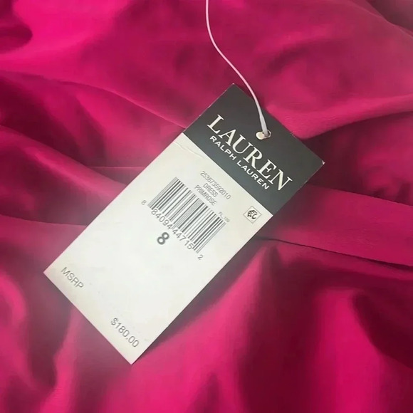 Lauren Ralph Lauren Cold-Shoulder Jersey Gown Size 8 - Picture 6 of 6